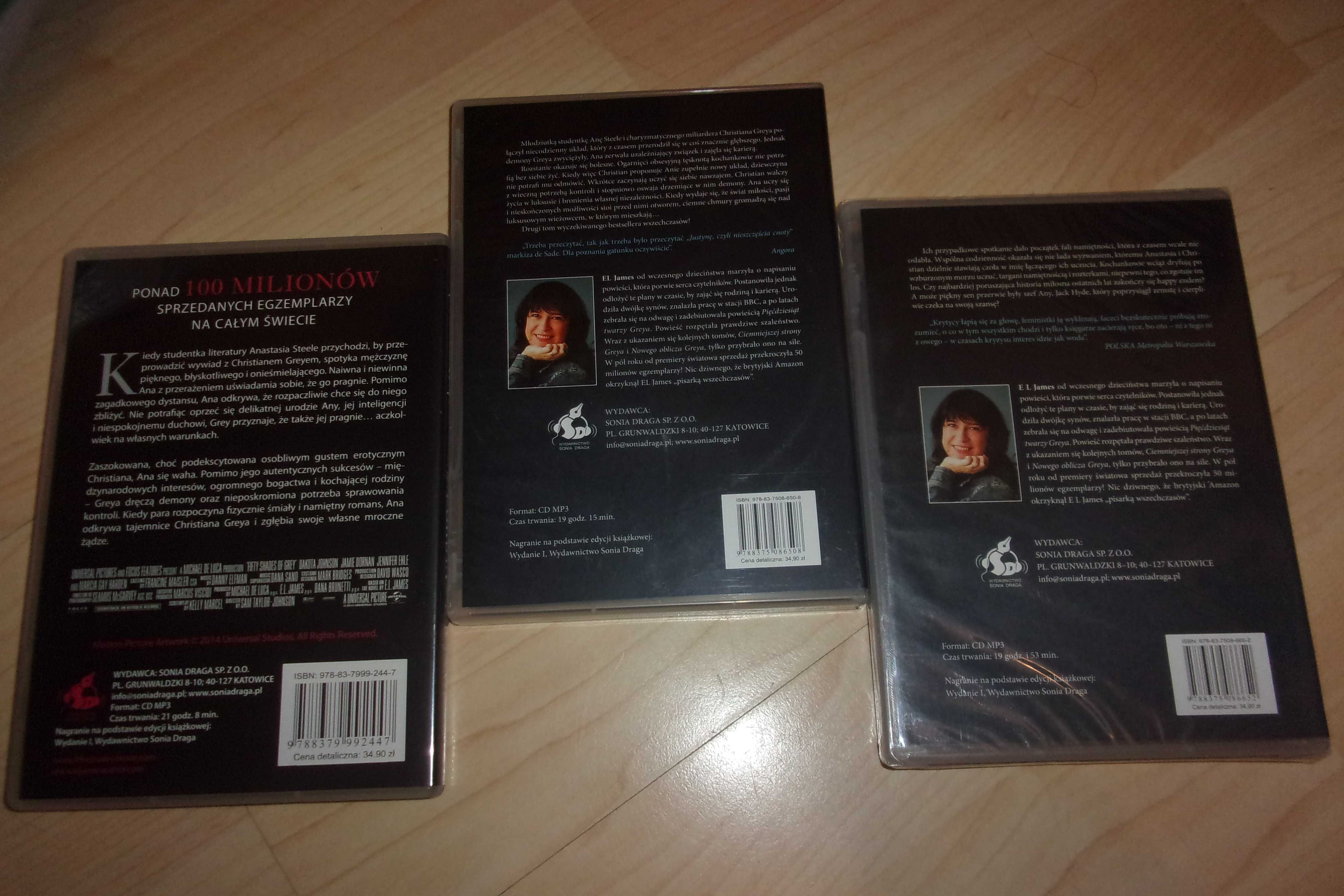 pięćdziesiąt twarzy greya nowe oblicze greya dvd trylogia