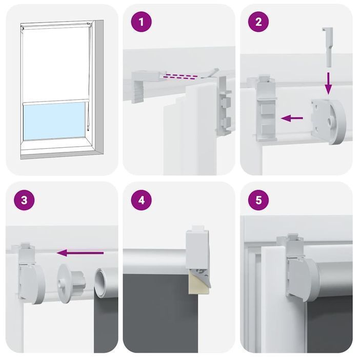 Vidaxl Roleta Zaciemniająca 160X175Cm Szerokość Tkaniny 156,6Cm
