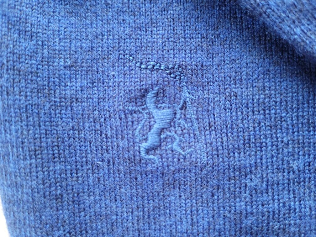 RICCOVERO r L M XL wełniany sweter merino 100proc termiczny swetr