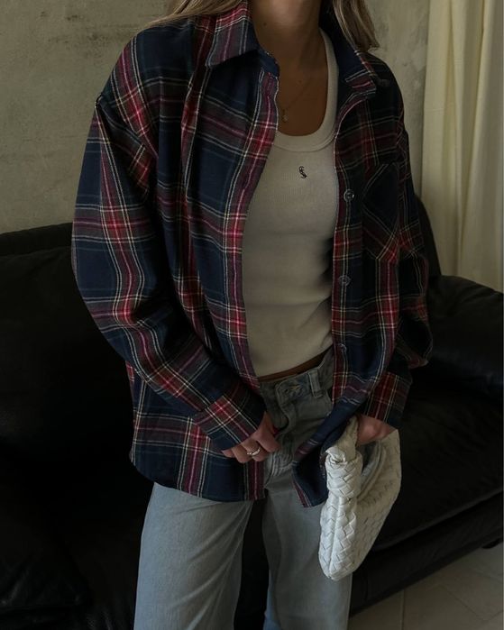 Рубашка в колетку