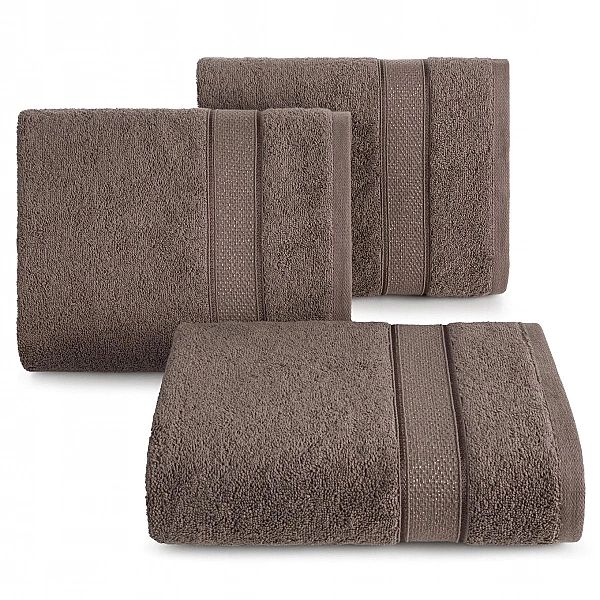 Ręcznik Kąpielowy 30x50 Bawełniany Frotte 500g/m2 Liana 07 Jasny Brąz