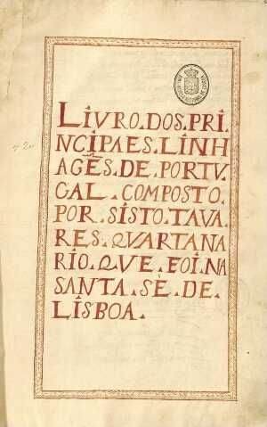 Linhagem dos Miranda séc. XV por Sisto Tavares