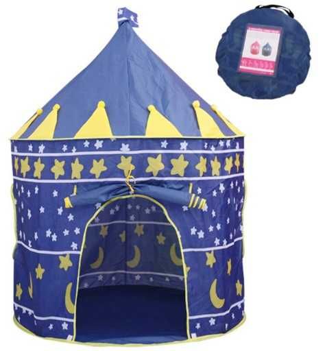 NAMIOT DLA DZIECI domek zamek do domu ogrodu pokoju pałac niebieski