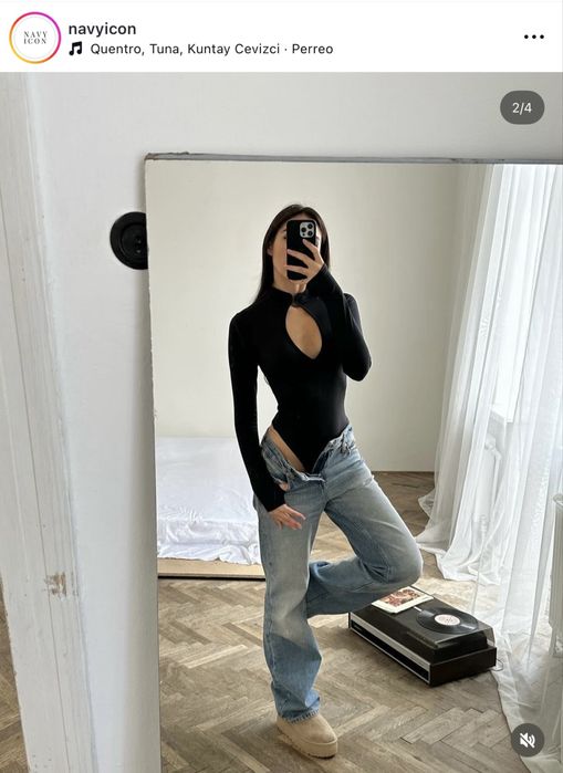 Боді з вирізом Navy icon