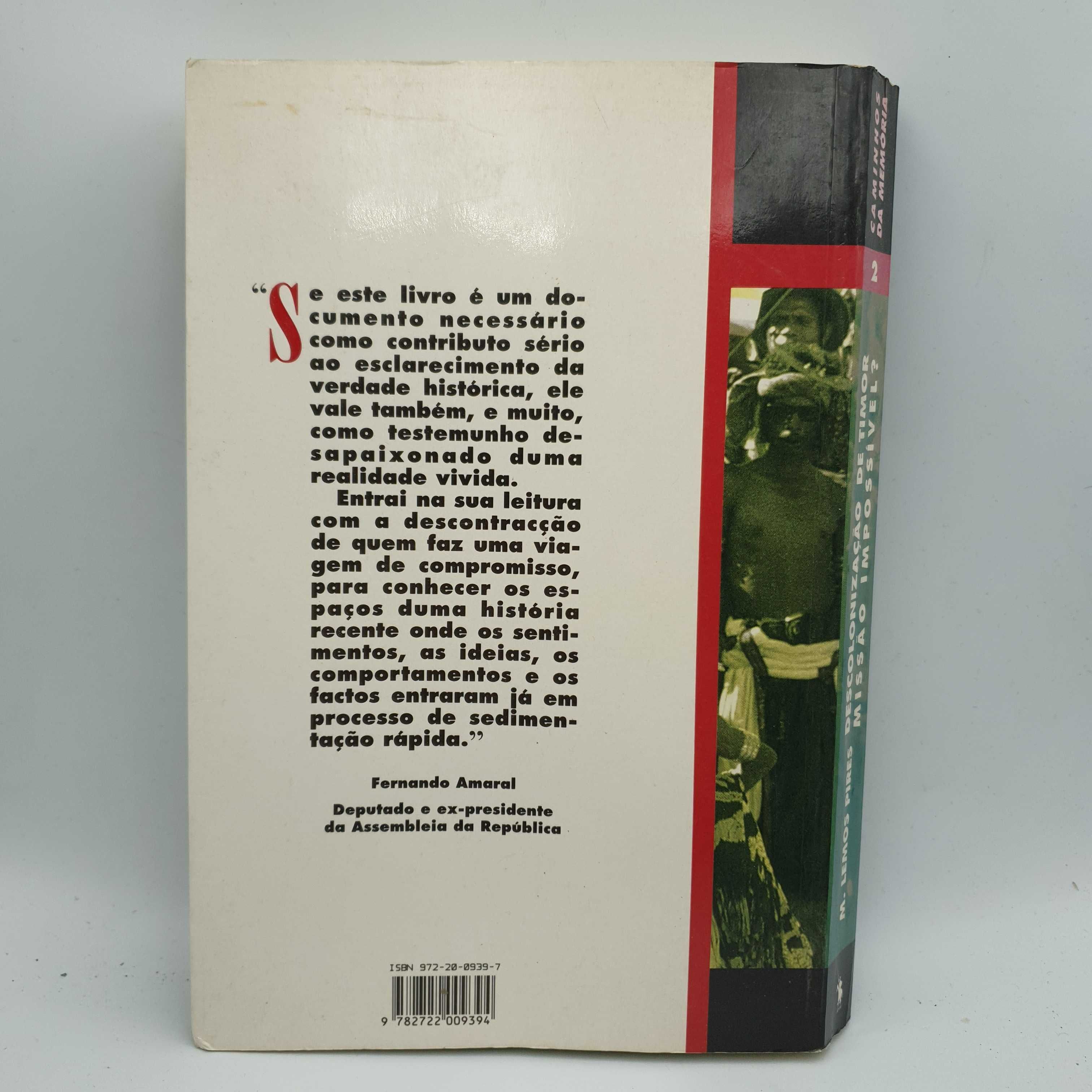 Livro - Mário Lemos Pires - Descolonização de Timor - Ref-PAR3