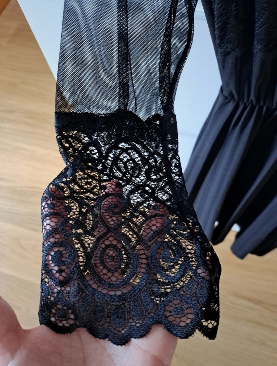 Vestido preto renda s