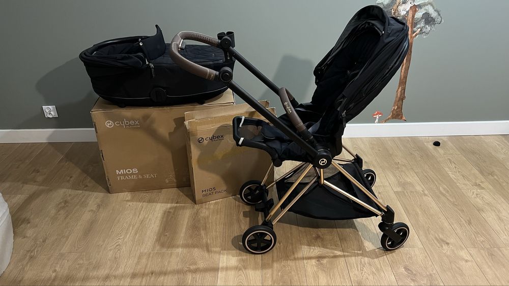 Gondola Cybex MIOS 2.0 Deep Black cena do piątku