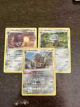 Karty pokemon oryginalne starsze zestaw Shieldon Bastiodon holo revers