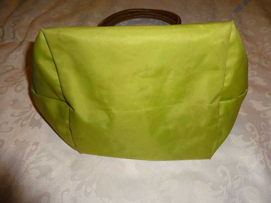 LONGCHAMP zielona / brązowa torebka