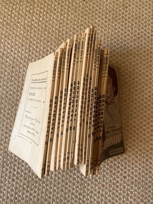 Vários livros O vagabundo ,Os Sete e Adolfo Simões Müller