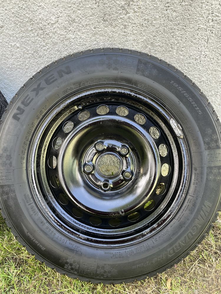 Колеса 5/112 r15 зима з дисками 195/65 r15