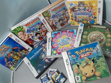 Coleção de jogos Nintendo DS e 3DS