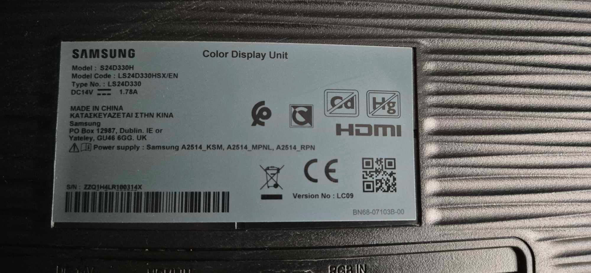 Monitor Samsung 24"