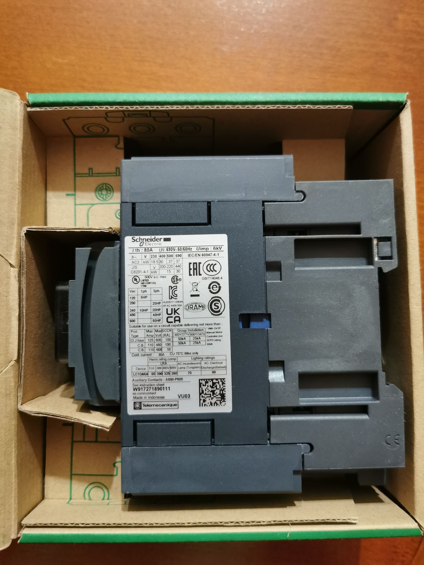 stycznik LC1D65AP7