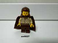 LEGO Star Wars; figurka sw0027 Qui-Gon Jinn (Yellow Head)