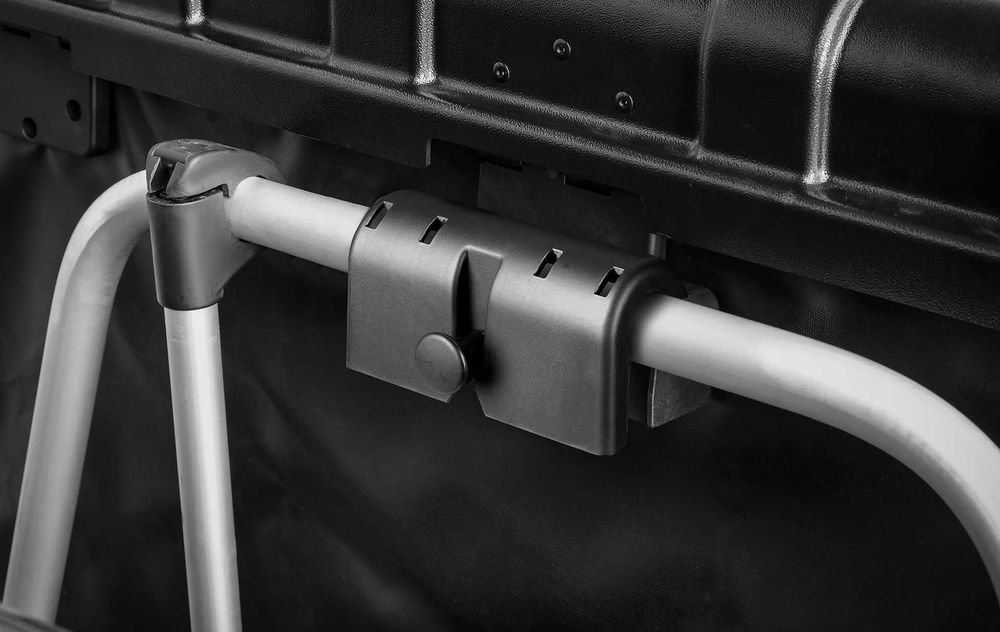 Eufab kufer boks transportowy na bagażnik rowerowy na hak 350 l