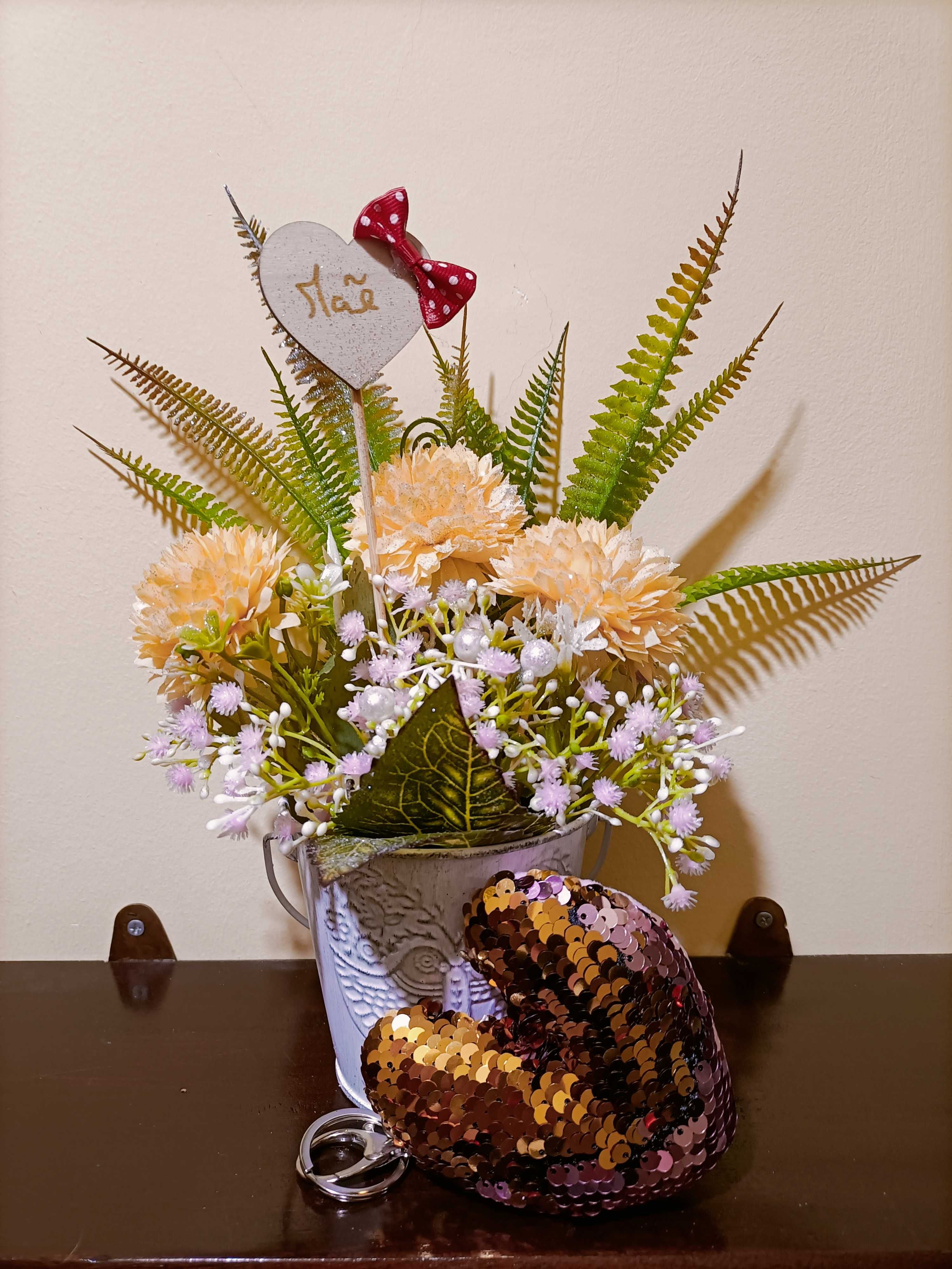 Arranjos de flores artificiais (conjunto de 3 )decoração/ofertas