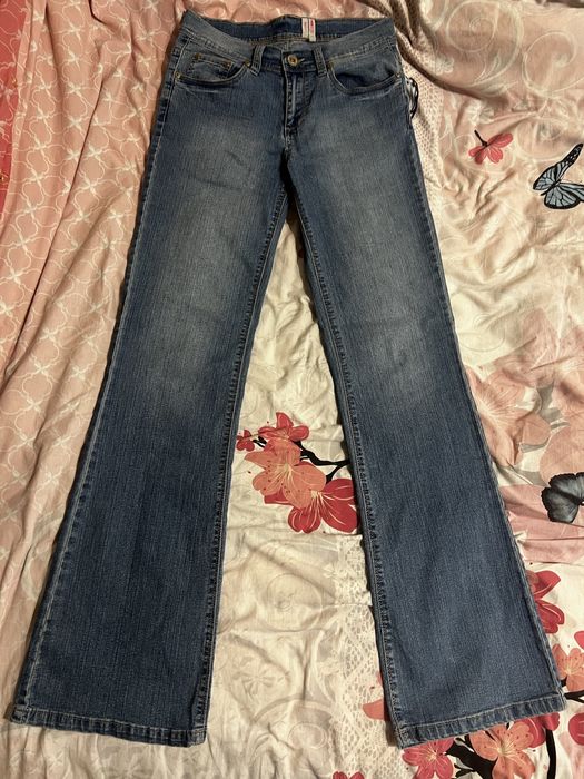 vintage flared jeans, винтажные джинсы клеш