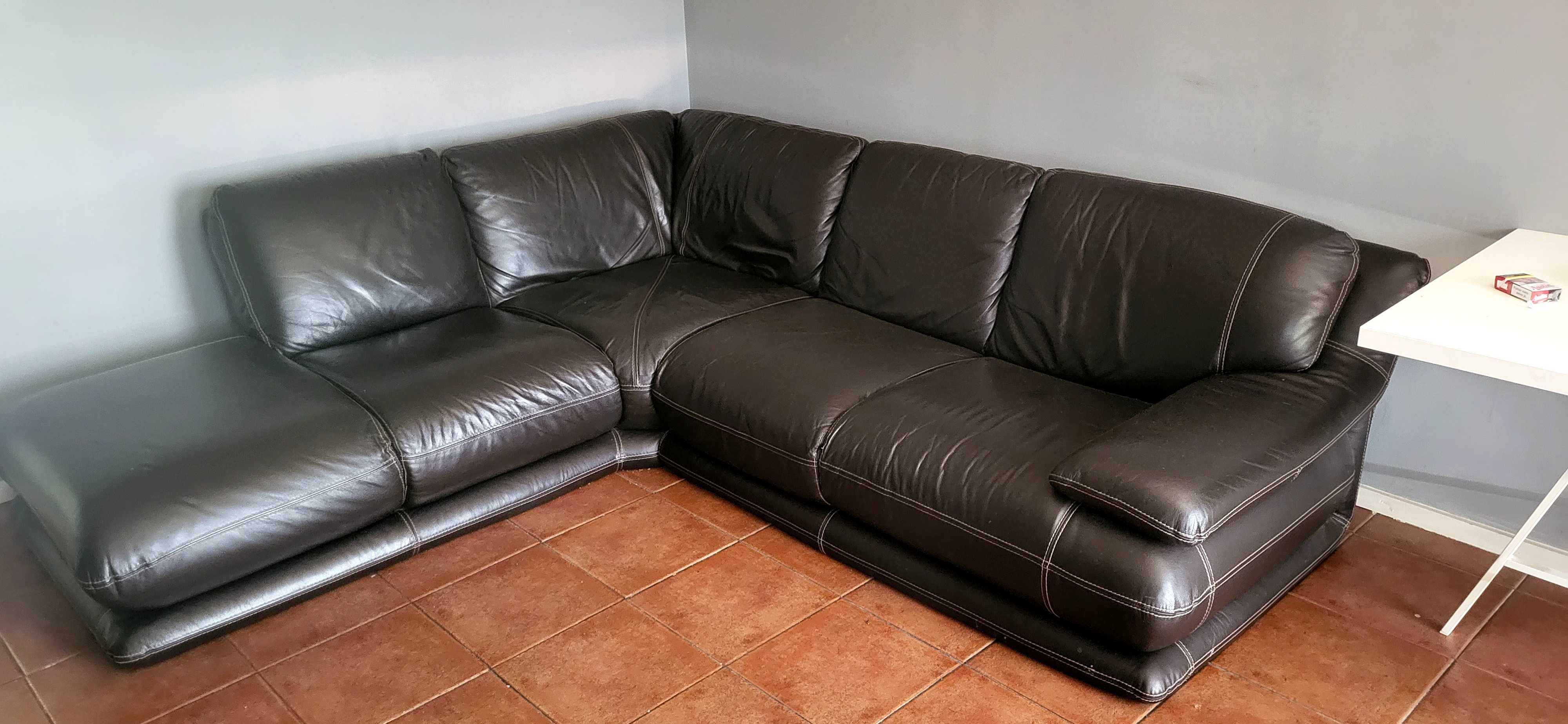 Sofa seminovo cabedal