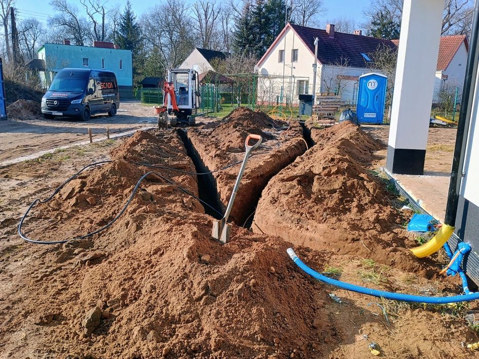 Usługi minikoparką