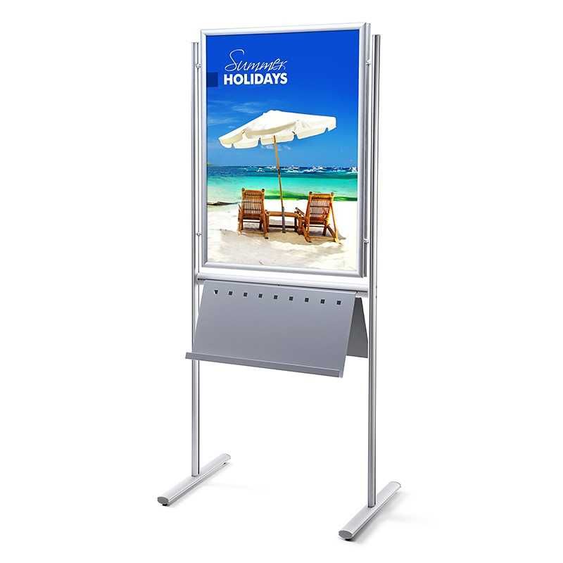 Dwustronny stojak reklamowy (potykacz) na plakat 2x A1