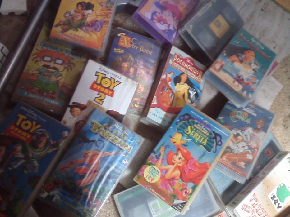 cassetes vhs animaçao disney e outros