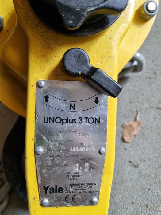 wciągarka łańcuchowa YALE