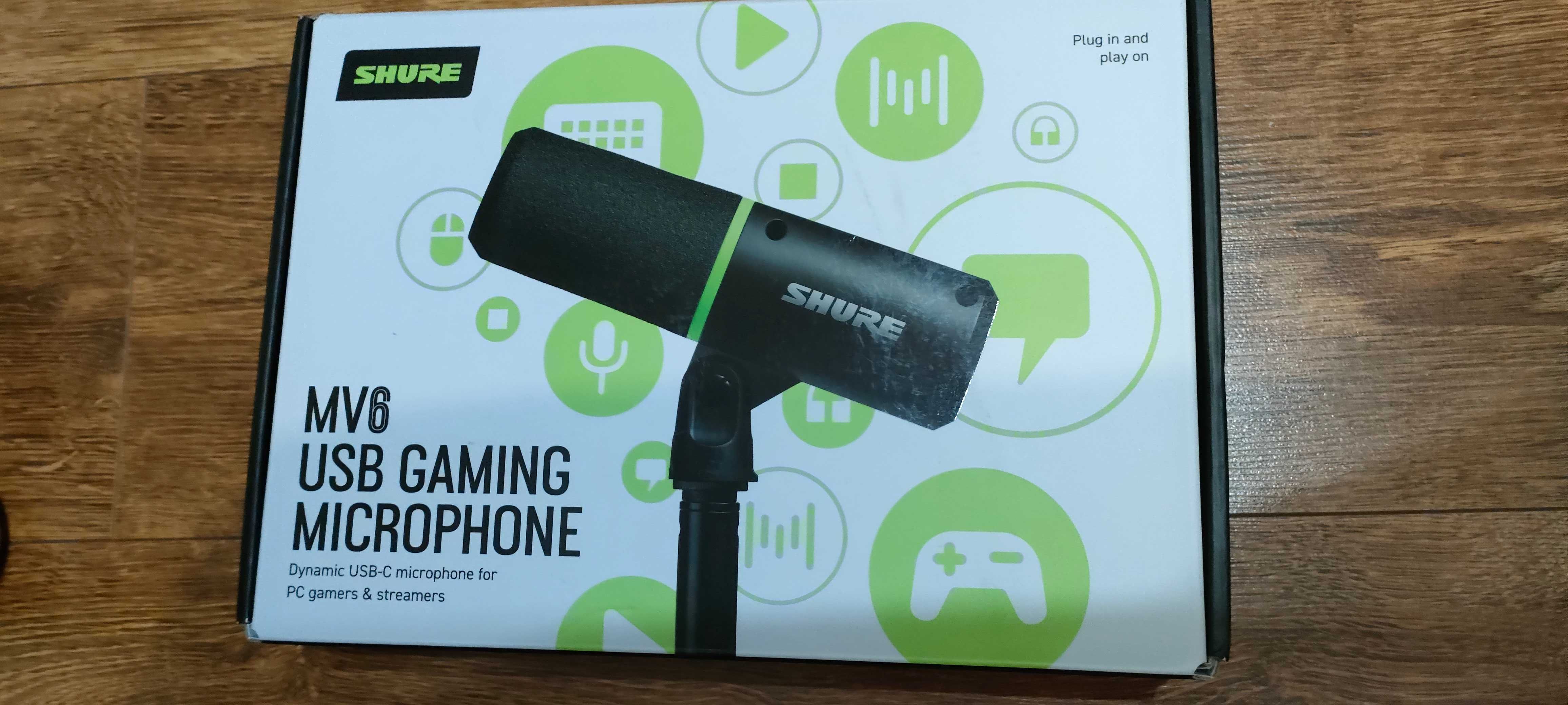Shure mv 6 microphone usb  мікрофон