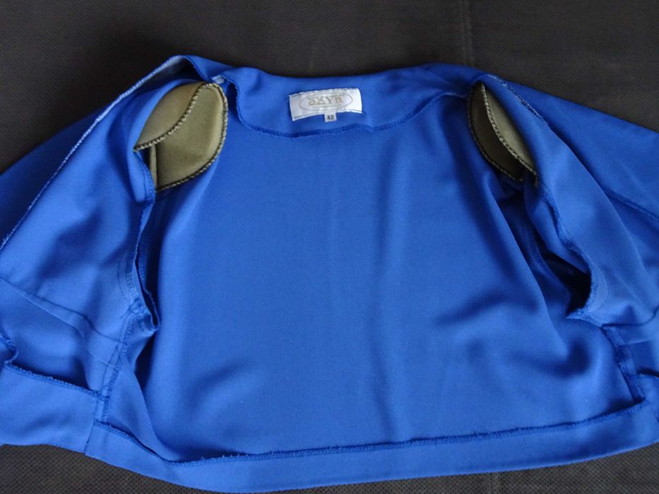 długa sukienka z bolerkiem rozmiar 42