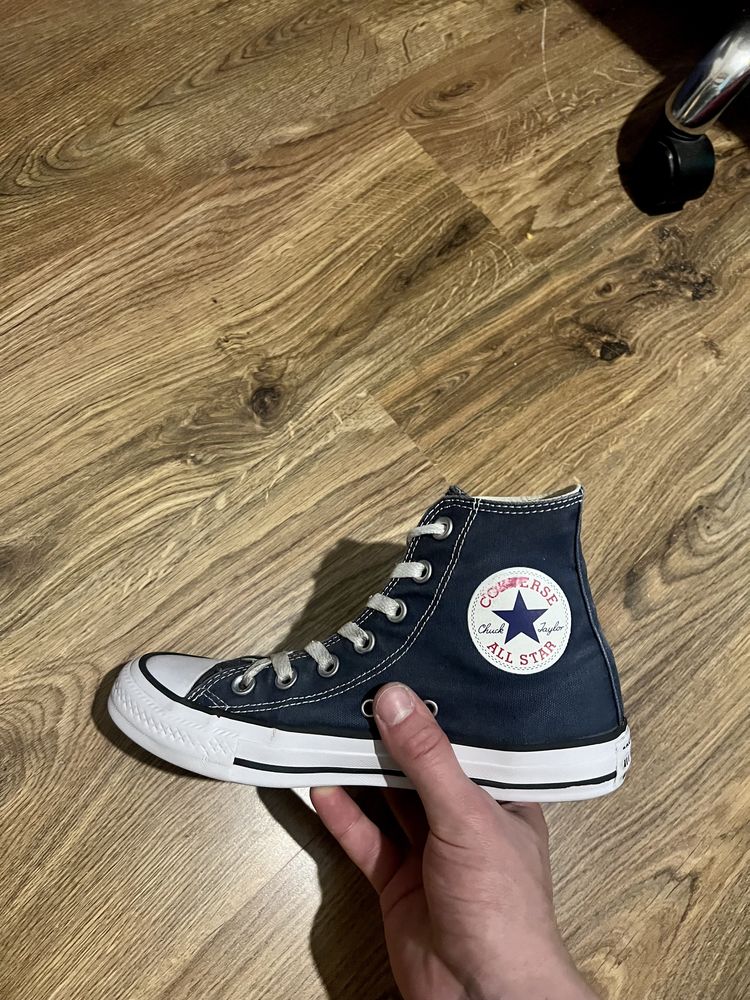 Converse Granatowe Wysokie 37 23.5cm