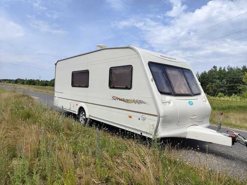Przyczepa Kempingowa rodzinna 5 osobowa 2 sypialki , 1 os , mover 2006