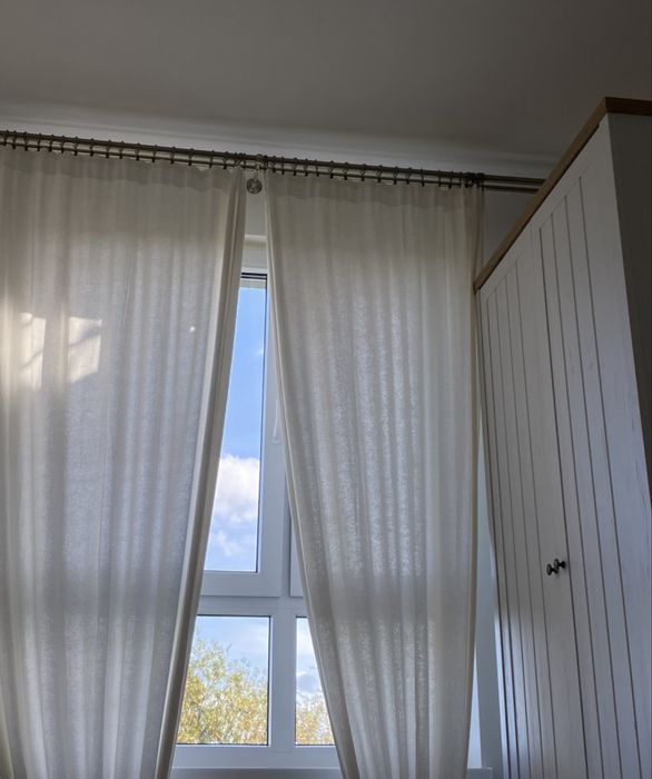 Штори/фіранки білі jysk