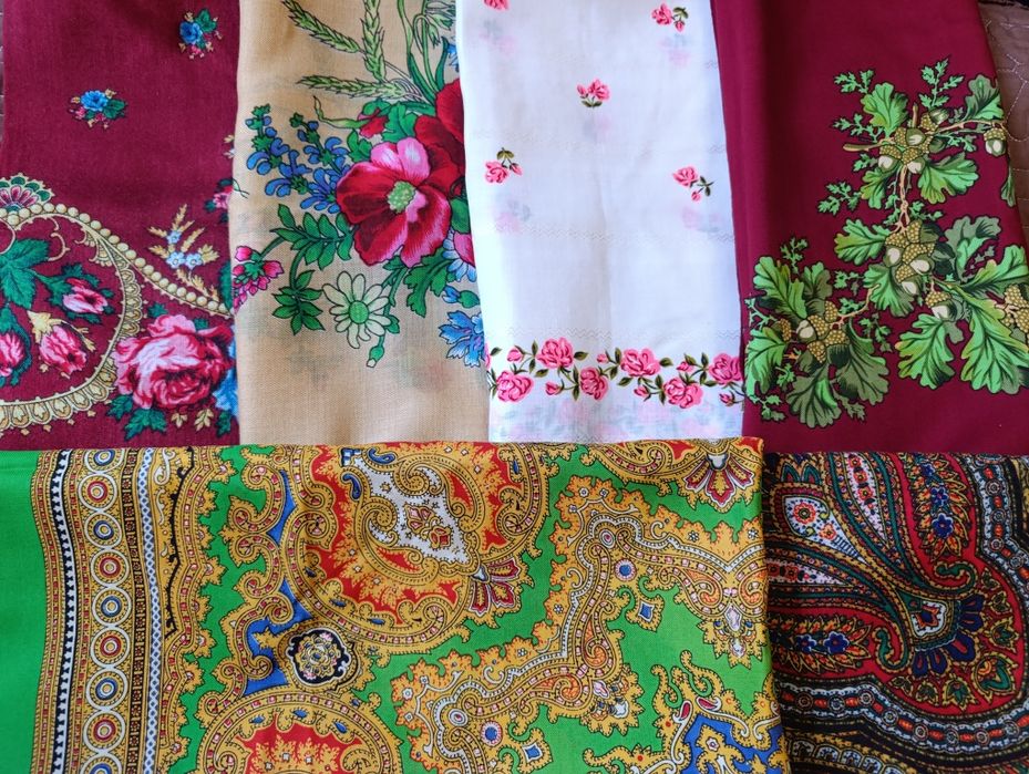 Старовинна хустка.платок.японська хустка