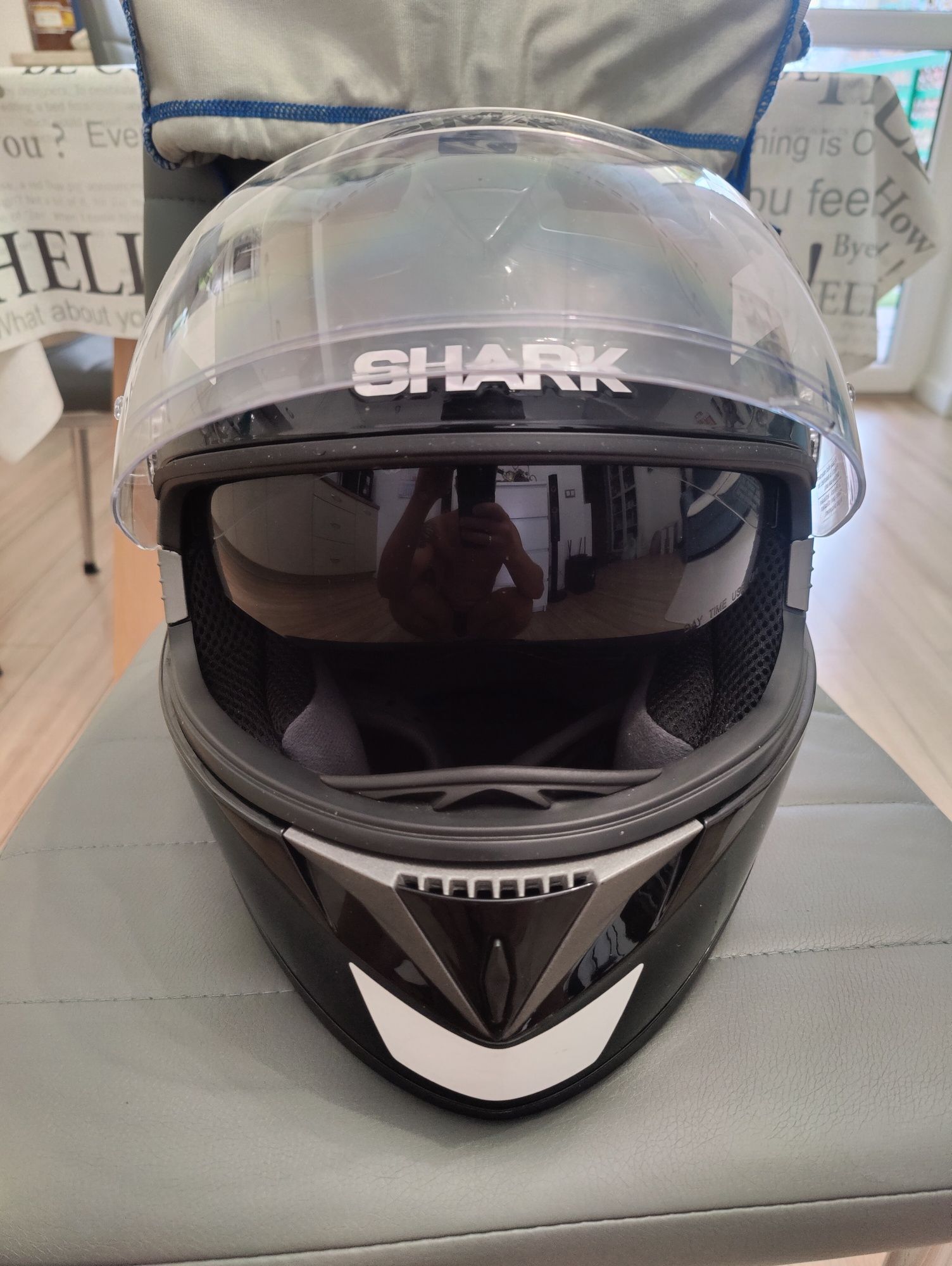 Kask Shark s700 z pinlock i blenda przeciwsłoneczna stan bdb 1 sezon