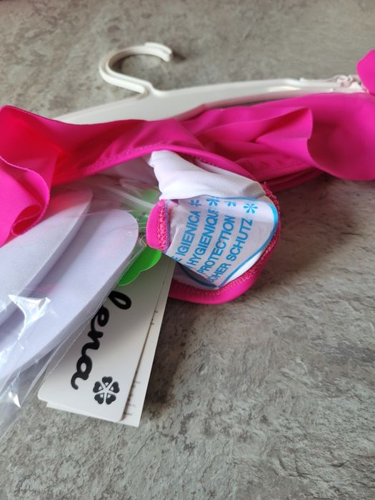 Azulena Havana bikini dwuczęściowe L 40 fuksja pasek podtrzymujący