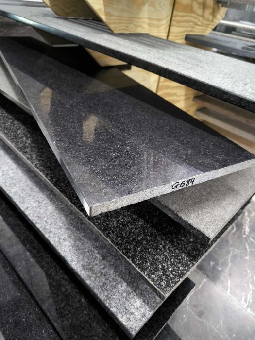 Płytki, Parapety i Stopnie Granit G684 Black Pearl Polerowany