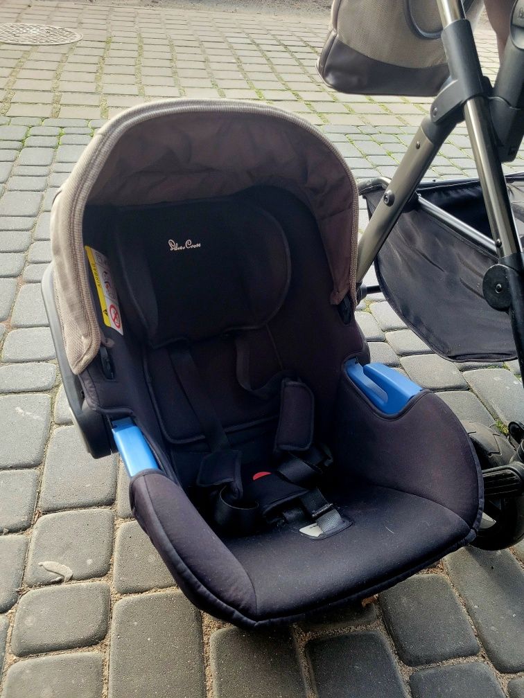 Wózek Silver Cross Pioneer Special Edition 4w1, fotelik i baza Isofix