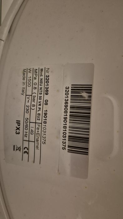 Bojler Perla 50 l. 2 sztuki