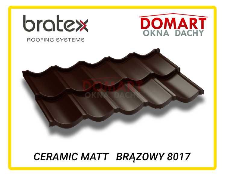 Blachodachówka Bratex Scandinavia Ceramic Matt ŚLĄSK MAŁOPOLSKA