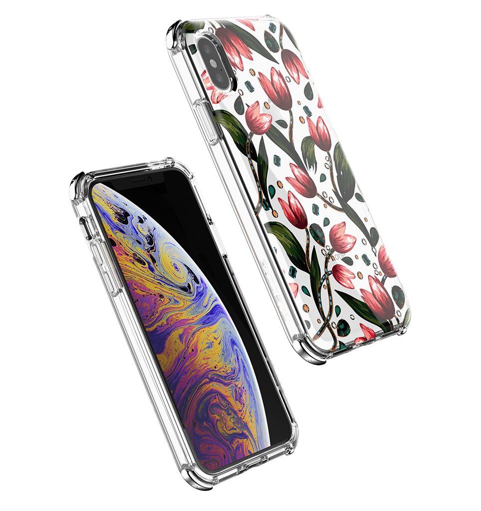 Etui Ballistic do iPhone X / XS Jewel Mirage Tulips