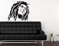 Autocolante Decorativo de Parede Bob Marley