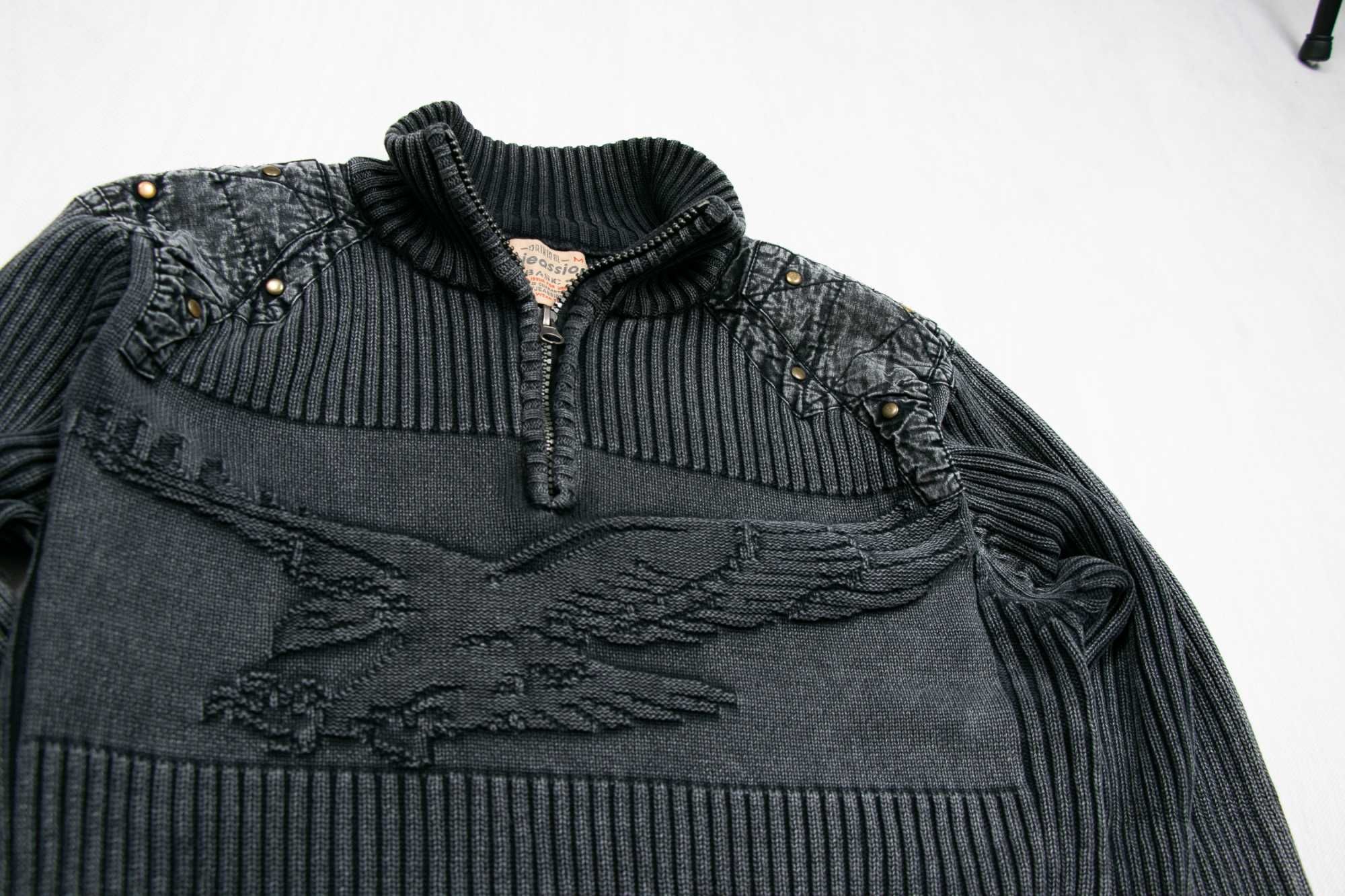Sweter y2k diesel style slim washed L