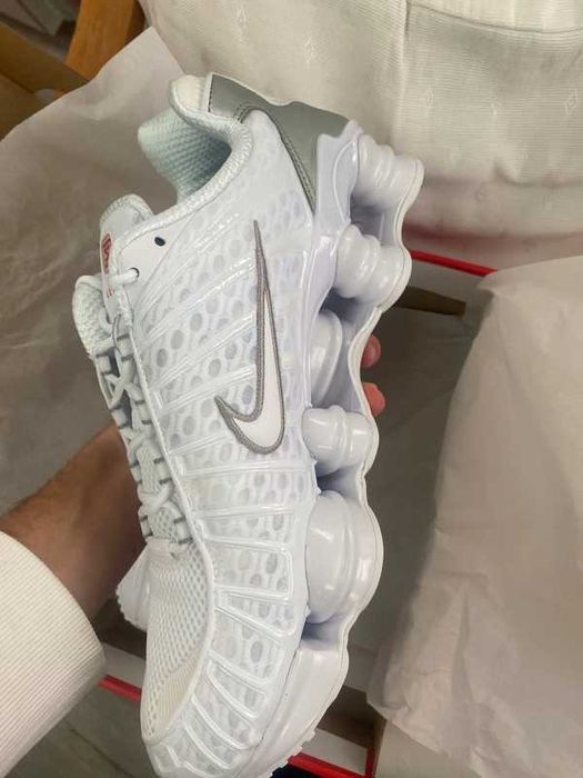 Buty meskie Mokasyny Nike_Shox_TL_White R.38