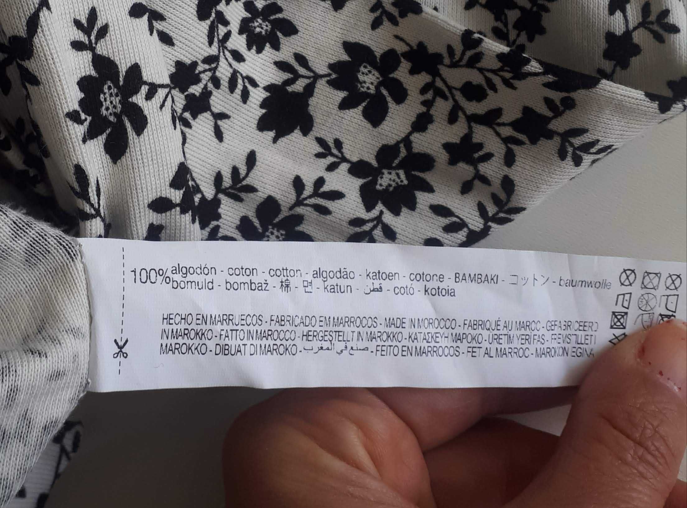 Blusa ZARA com sobreposição em malha 13-14 anos / Nova c/ etiquetas