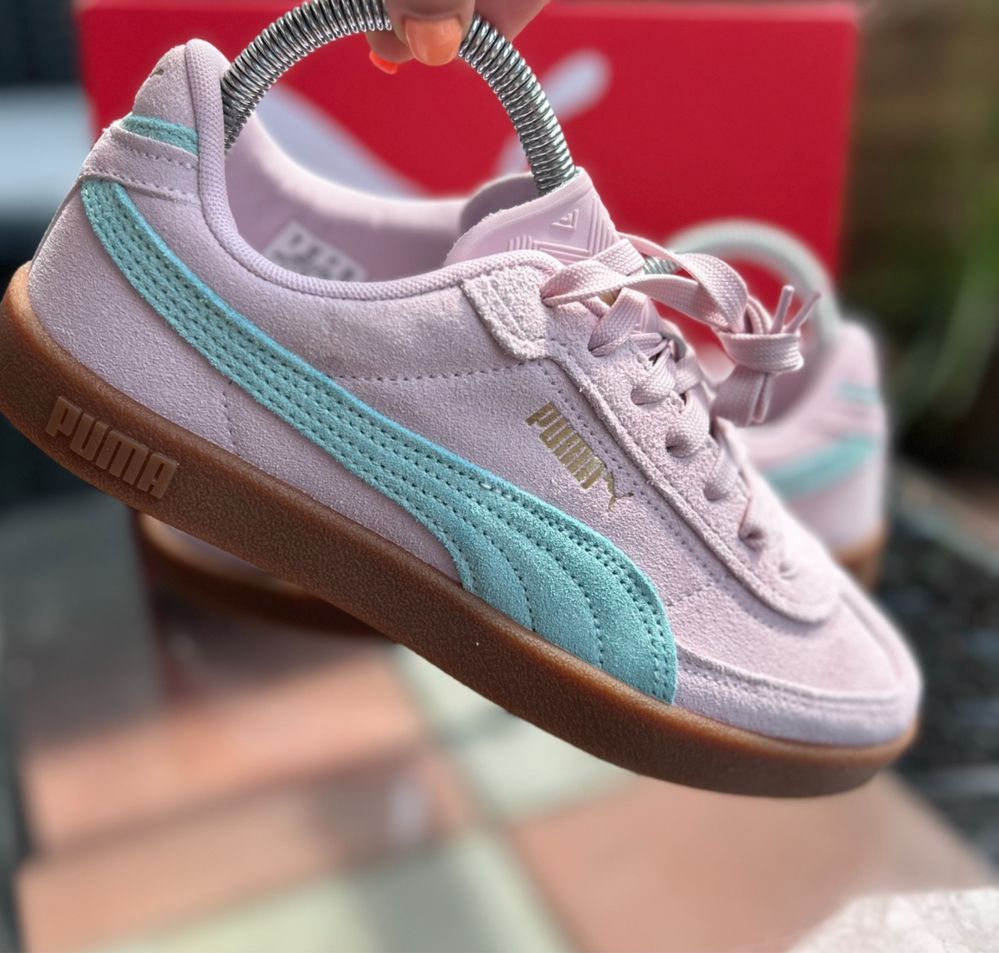 Puma gazelle samba buty sneakersy skóra zamsz pudrowy róż nowe r.39!