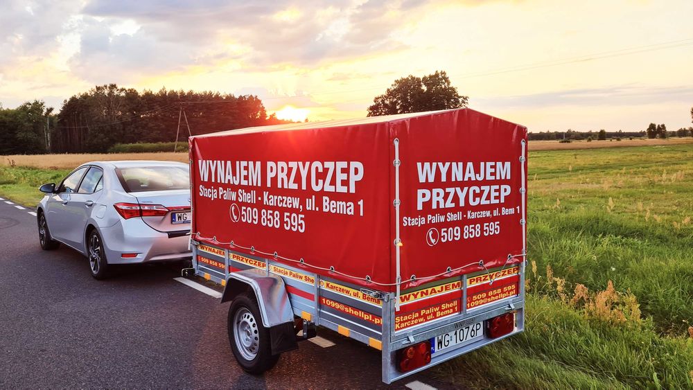 wynajem sprzedaż przyczep .
