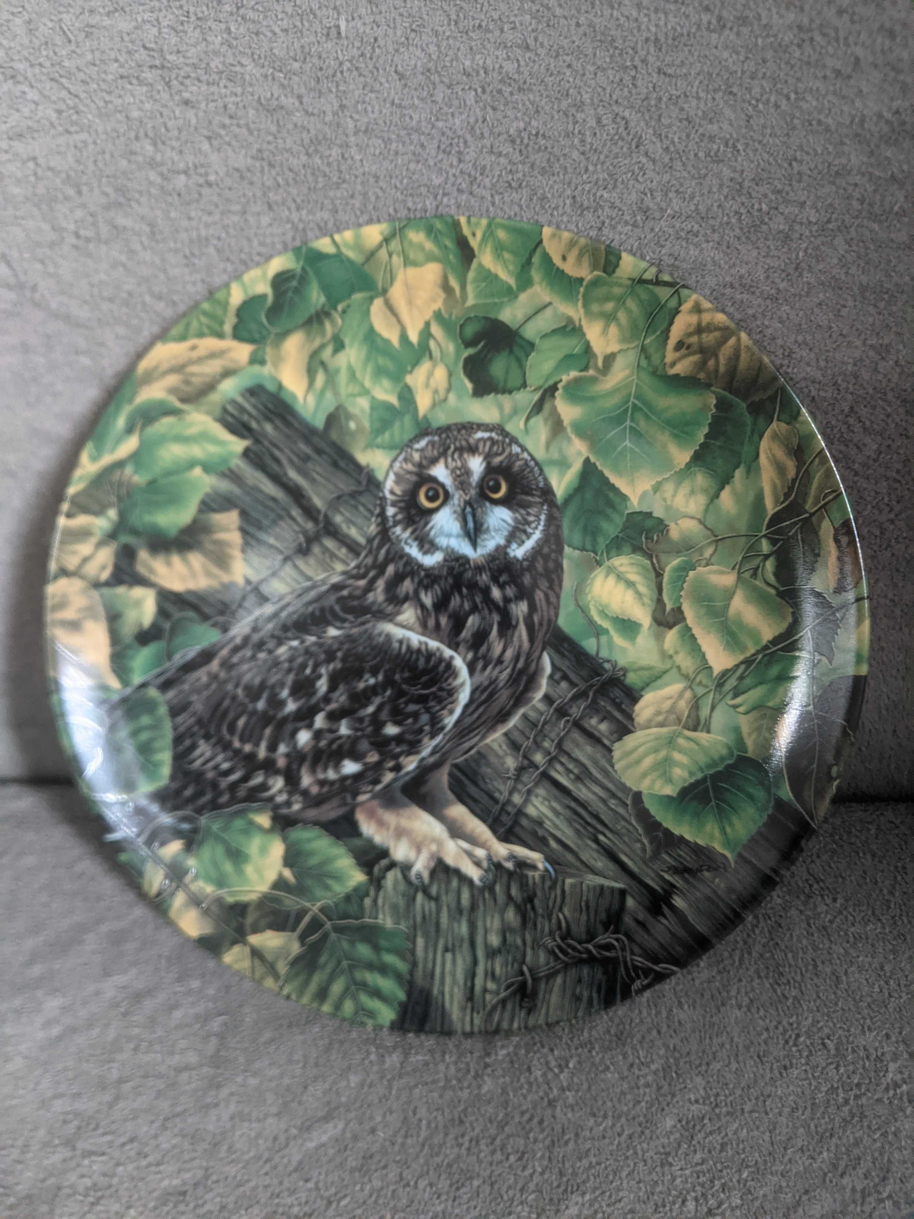 КОЛЛЕКЦИОННАЯ Тарелка OWL Knowles, 1990 год, автор: Джим Бойден