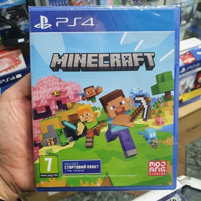 Игра Minecraft для Sony PlayStation 4 (PS4) RUS Обновленная версия