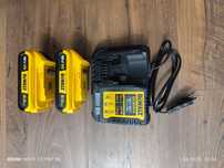 Zestaw dewalt, ładowarka dcb 1104+ 2x Aku dcb183 2ah