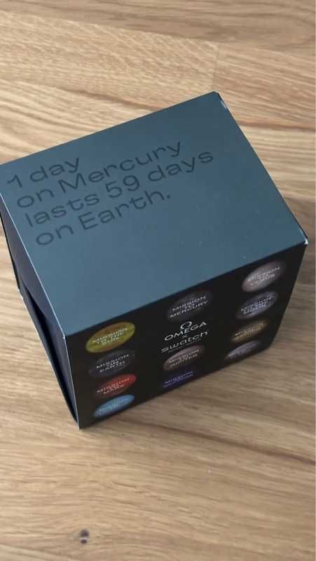 Omega x Swatch SO33A100 - Merkury w Stylu MoonSwatch
